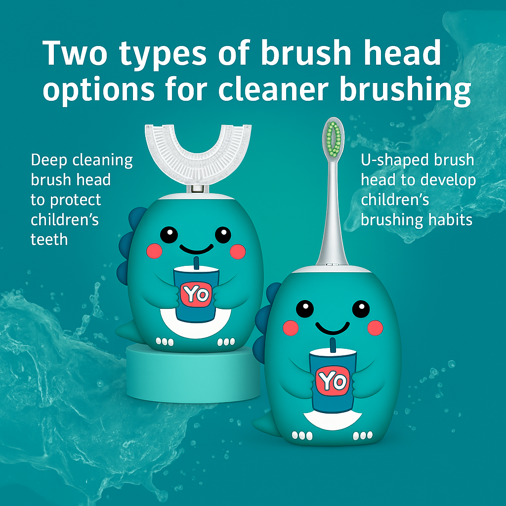 ToothiePie™ Ultrasonic U-Shape 360° Kids Brush