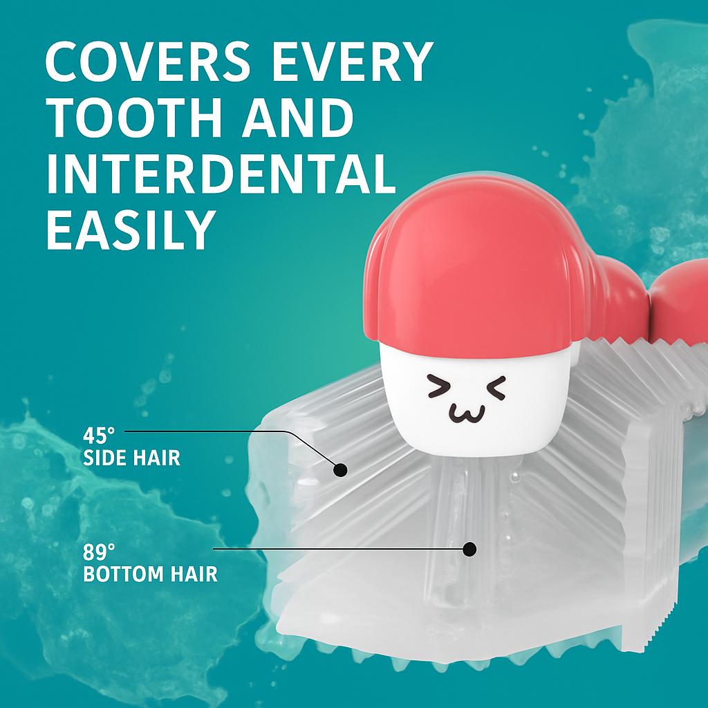 ToothiePie™ Ultrasonic U-Shape 360° Kids Brush
