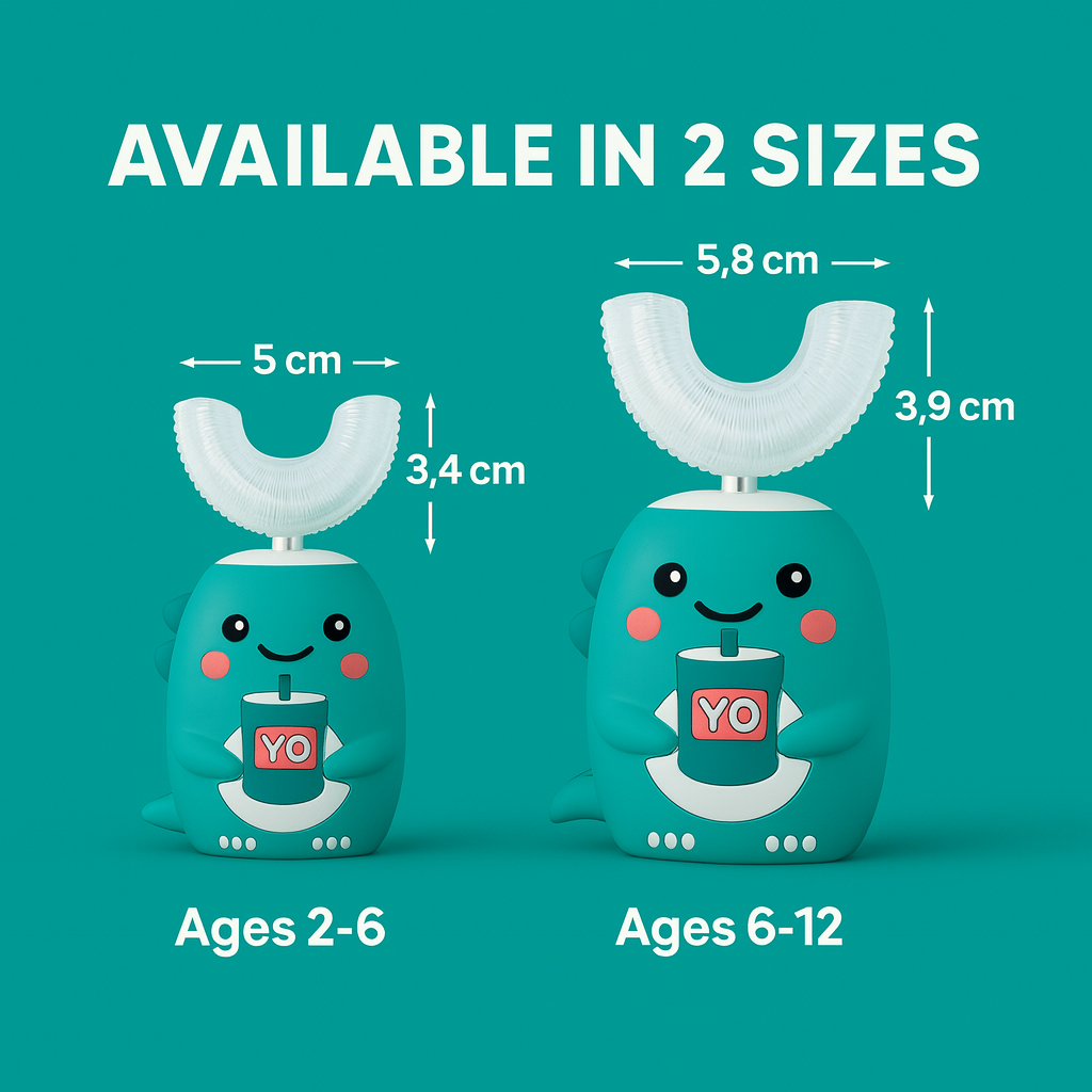 ToothiePie™ Ultrasonic U-Shape 360° Kids Brush