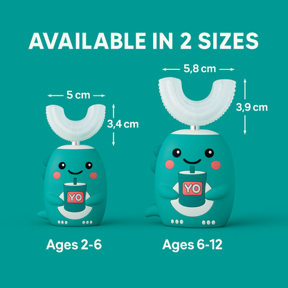 ToothiePie™ Ultrasonic U-Shape 360° Kids Brush